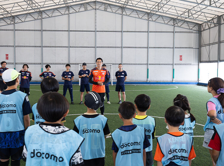RB大宮アルディージャ | RB大宮アルディージャ 2025 ドコモ未来フィールド | サッカー教室の様子