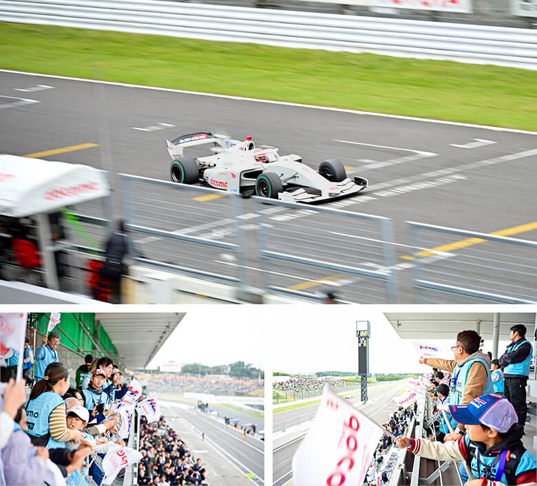 ダンディライアンレーシング | 2024 ドコモ未来フィールド | レース観戦の様子