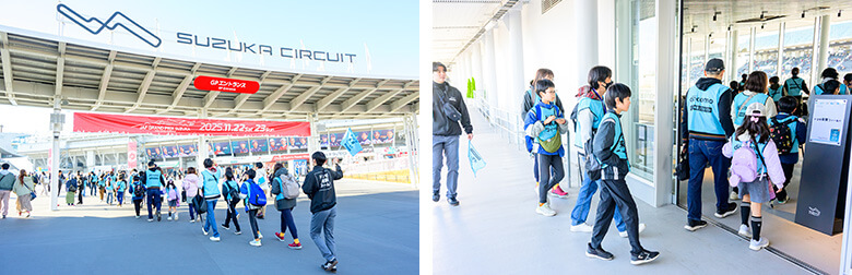 ダンディライアンレーシング | 2025 ドコモ未来フィールド | 集合・受付の様子