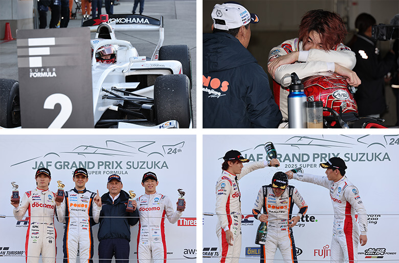 ダンディライアンレーシング | 2025年最終決戦 | ゴール後の様子