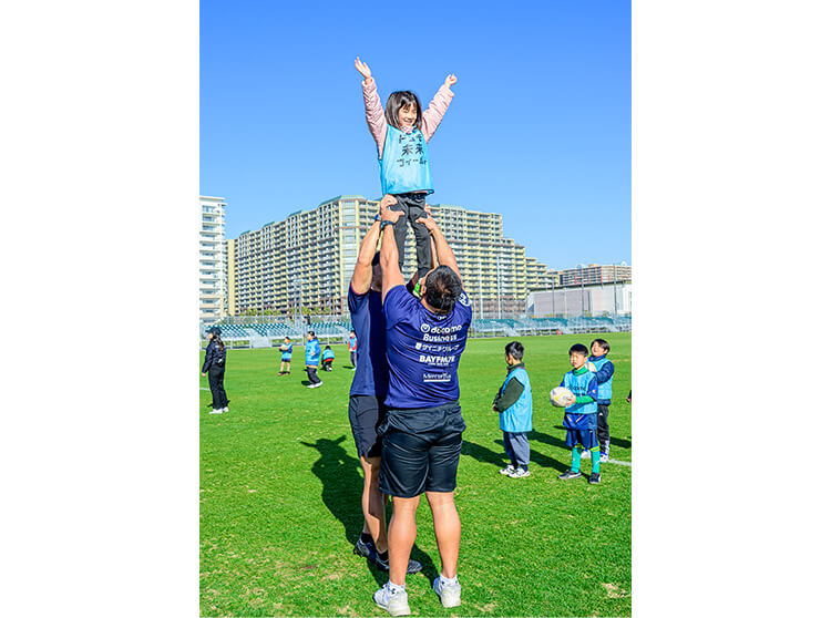 浦安D-Rocks | 2026 ドコモ未来フィールド | ラインアウト体験