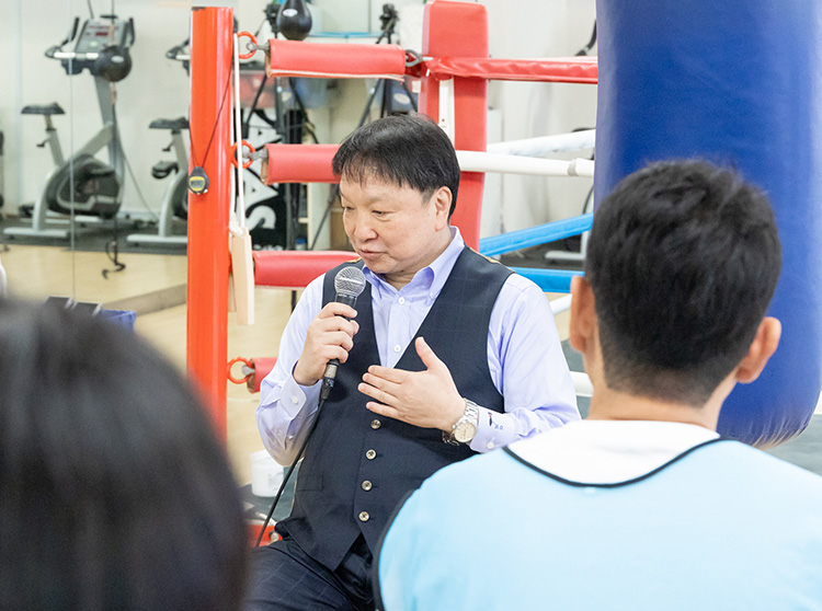 井上尚弥選手&大橋ボクシングジム | 2024 ドコモ未来フィールド | トークショーの様子