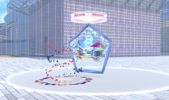 『NTTドコモルーム』を見つけて、FUTURE YOUTH CITYに出発だ！