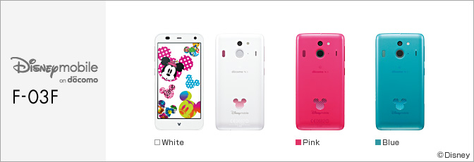 Disney Mobile on docomo F-03F