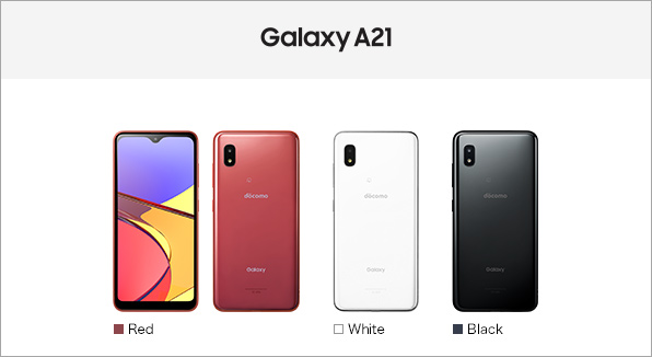 docomo Galaxy A21 SC-42A レッド Red スマートフォン