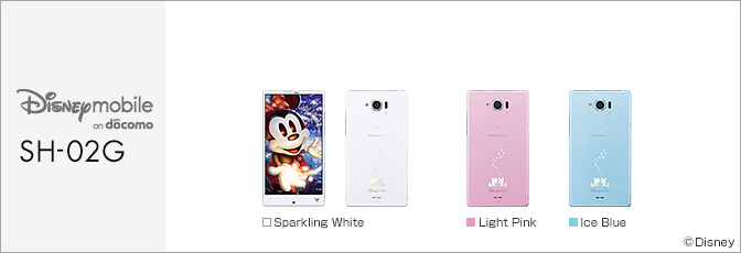 Disney Mobile on docomo SH-02G