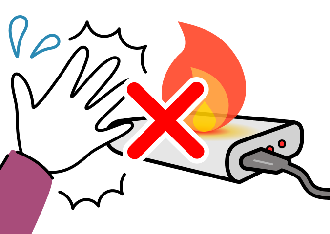 「火の勢いがおさまるまで近づかない」のイメージ